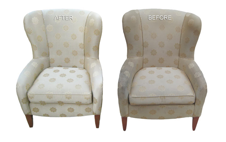 Living Room Chairs Before and After